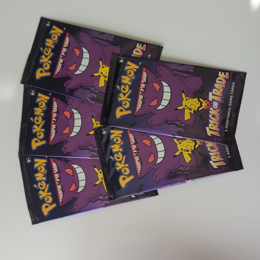 Unopened Trick Or Trade Pokemon Packs